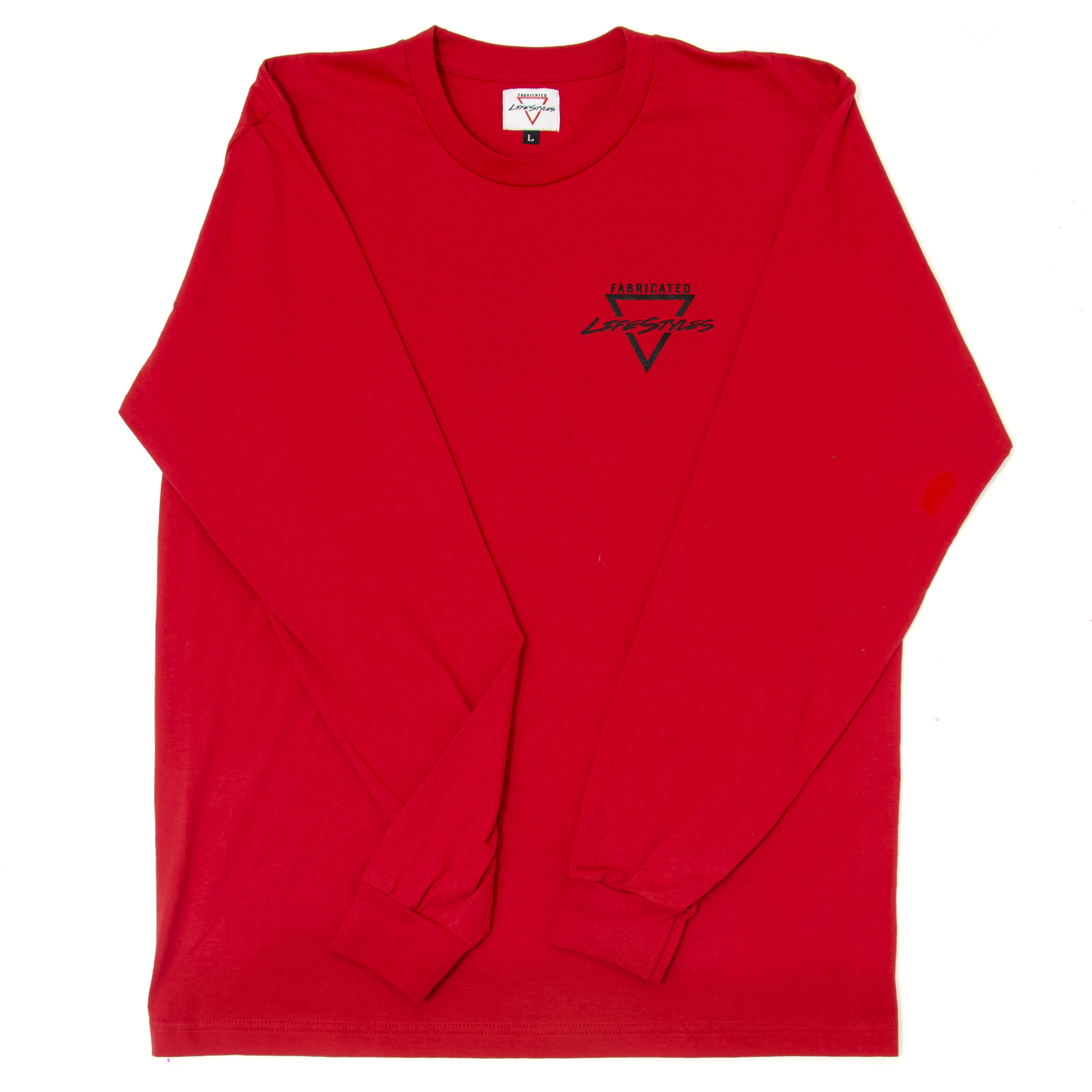 Red Fine Jersey Long Sleeve