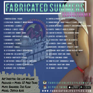 Fabricated Summers Mixtape Back Cover