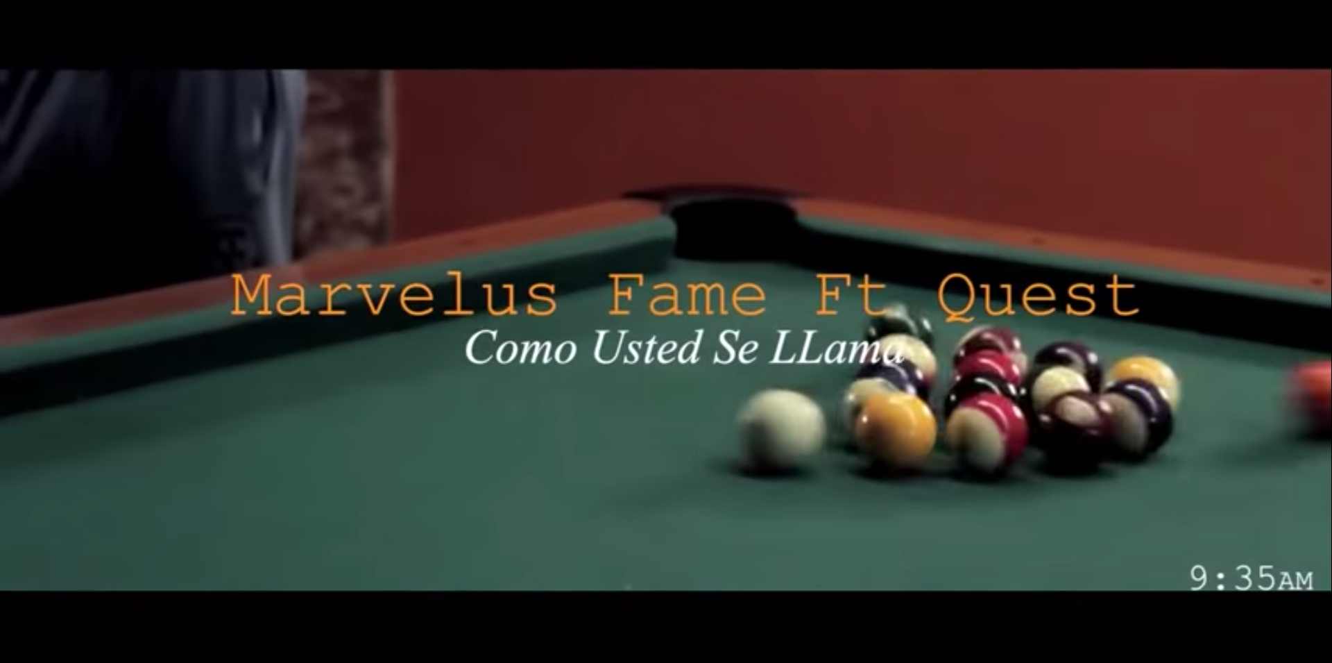 Marvelus Fame “El Maravilloso” ft. Quest – Como Usted Se Llama