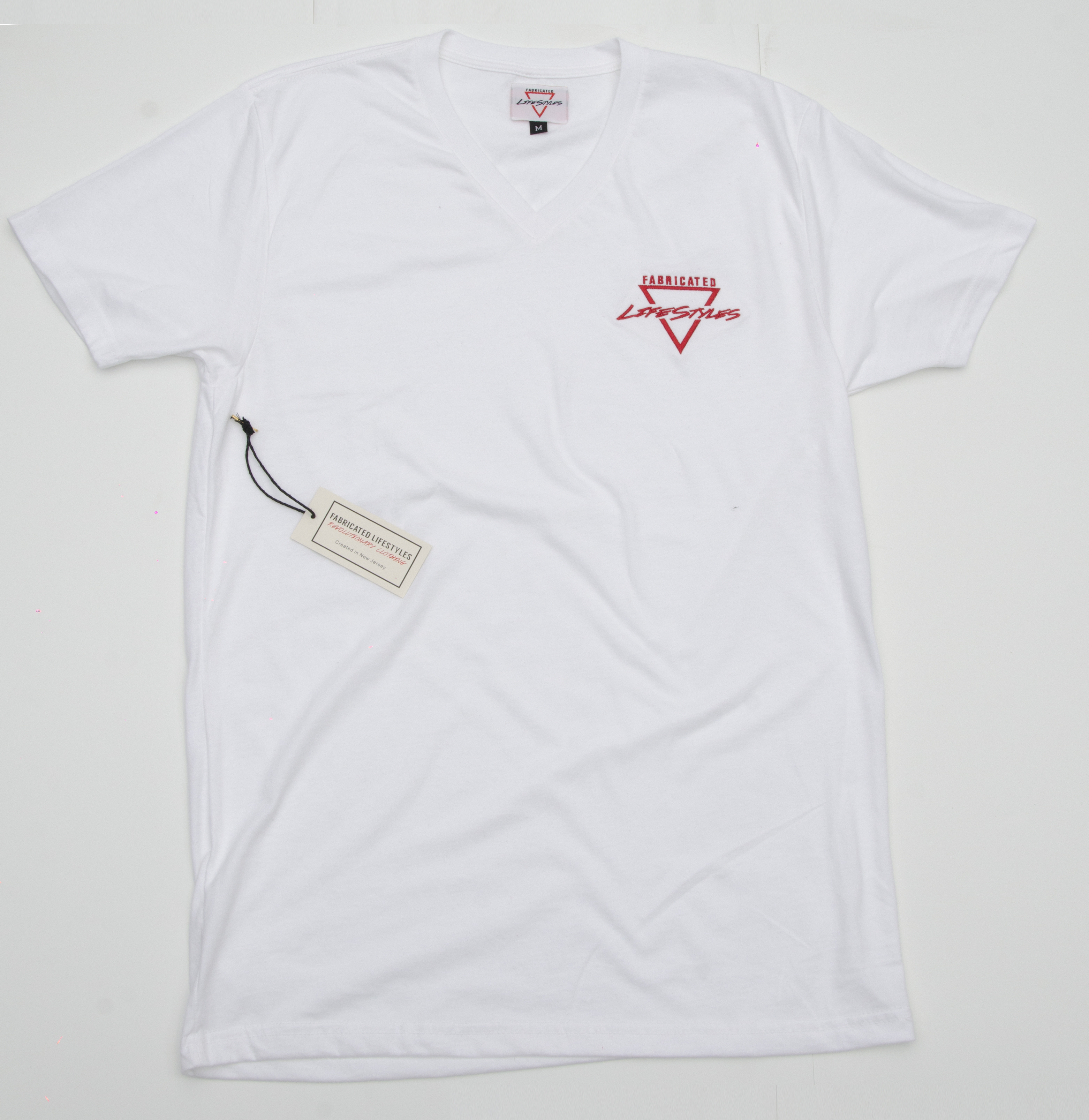 Official FLS White Logo V-Neck